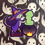 Witchy Kitty Sticker