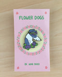 Flower Dog Pins