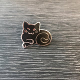 Winky Cat Pin
