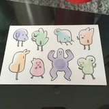 cute stickers of lil guys